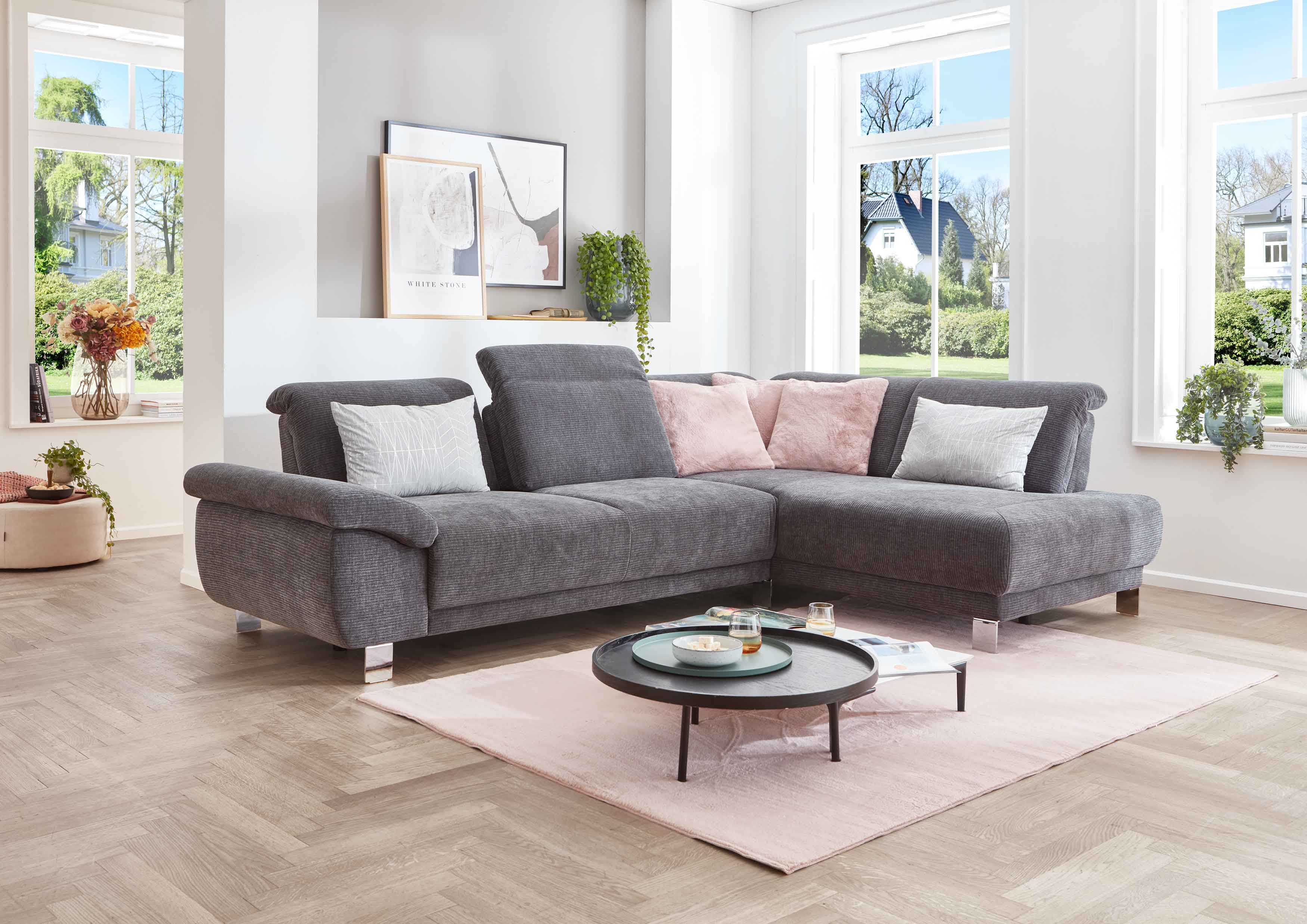 Dietsch Time Sofa mit Bettkasten anthrazit