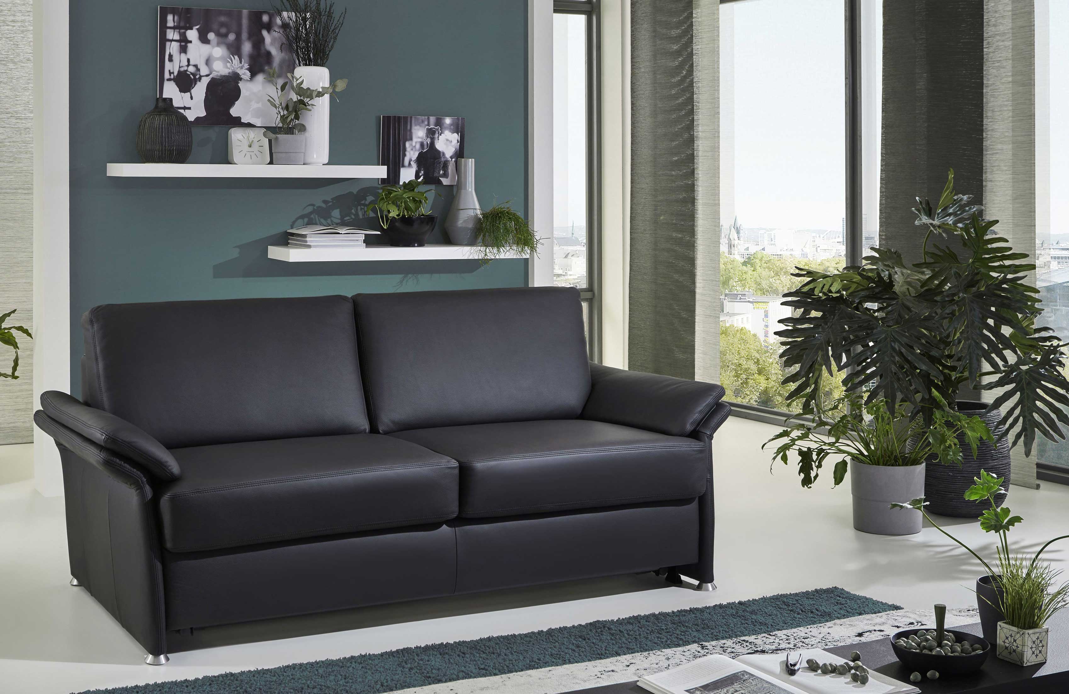 vergrößern Nehl Boston Ledersofa mit Schlaffunktion