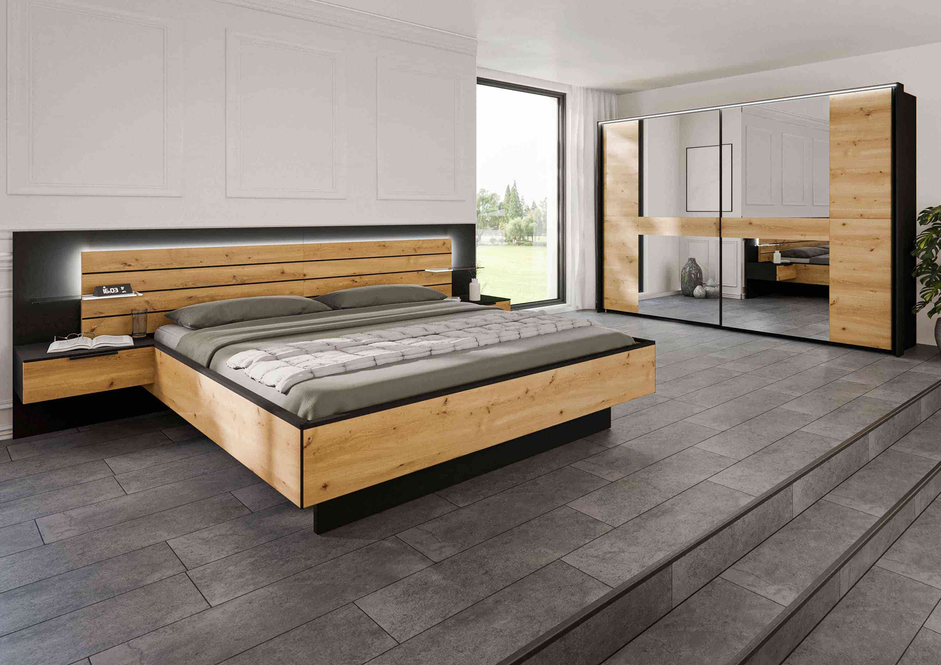 Rauch Ventura Schlafzimmer eiche modern