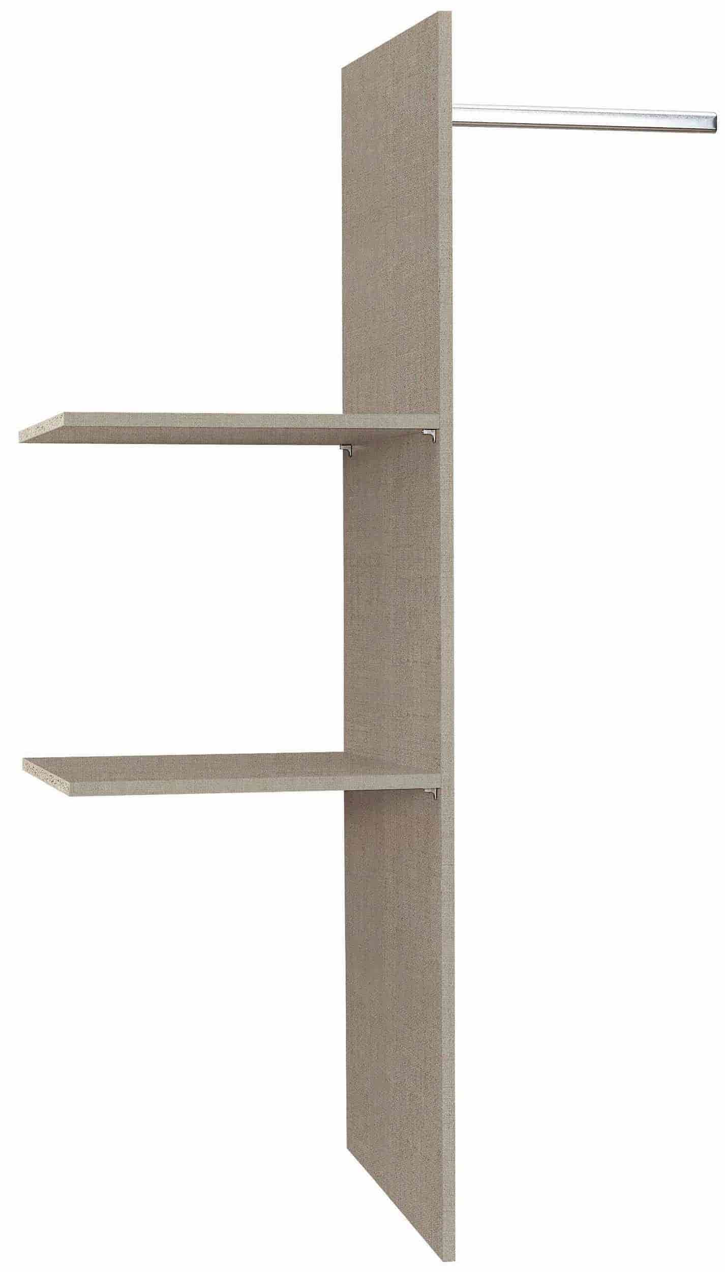 Rauch Organizer Kleiderschrank mit Böden und Kleiderstange