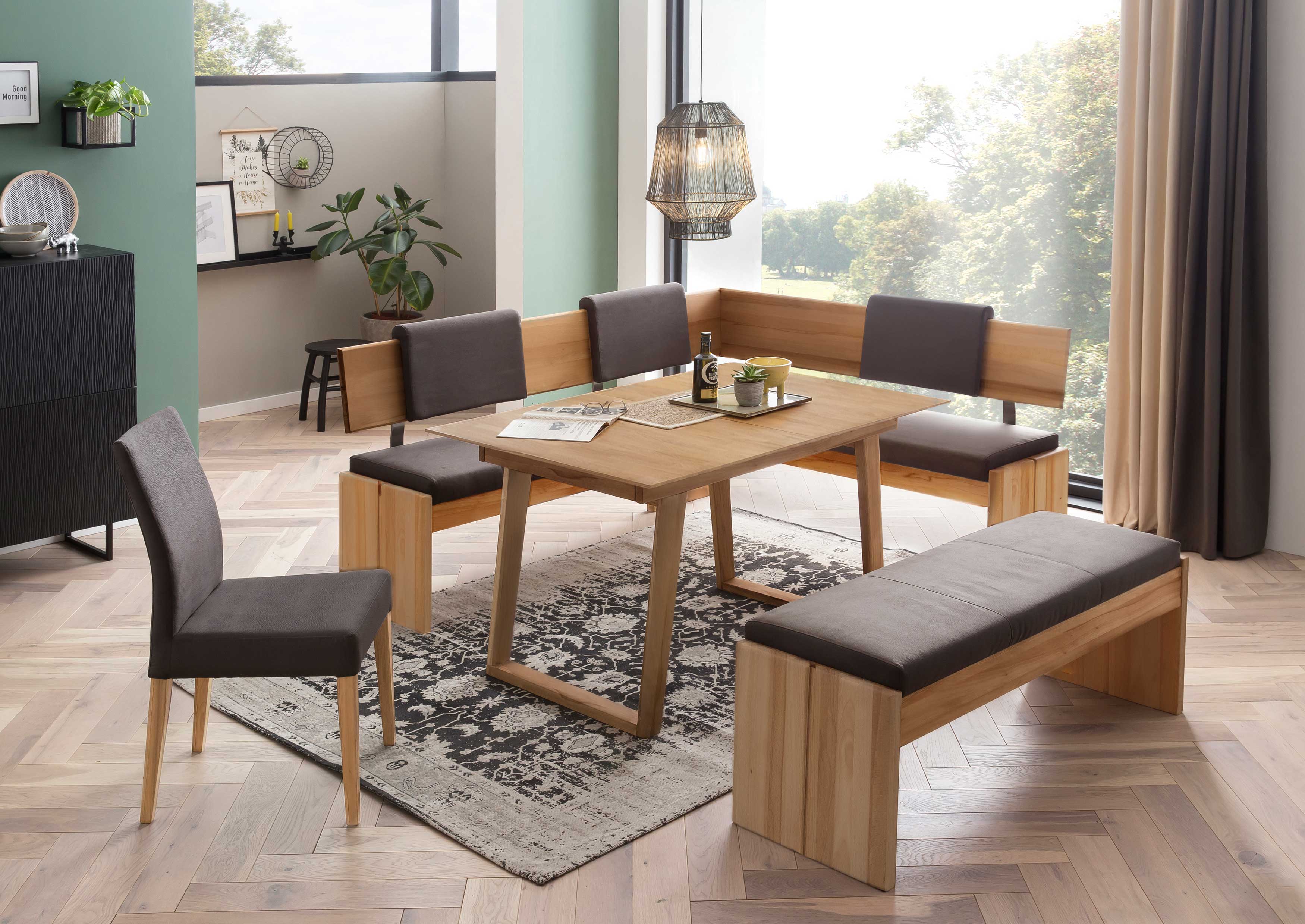 Standard Furniture Stockholm Eckbankgruppe massiv eiche