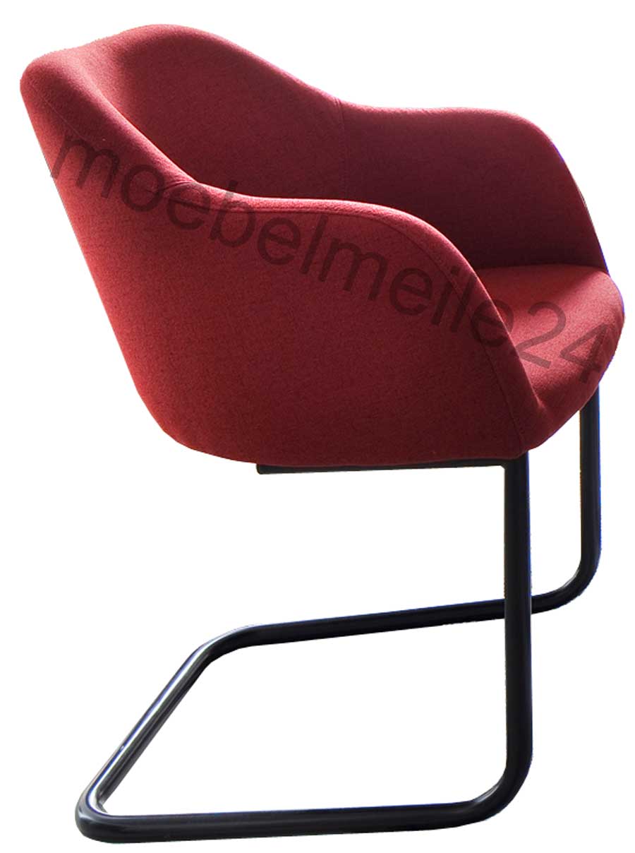 Standard Furniture Theo Freischwinger Sessel rot