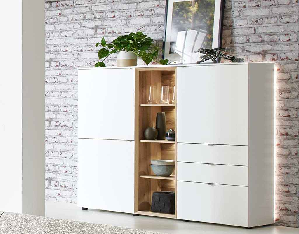 Venjakob Andiamo Home Highboard weiß